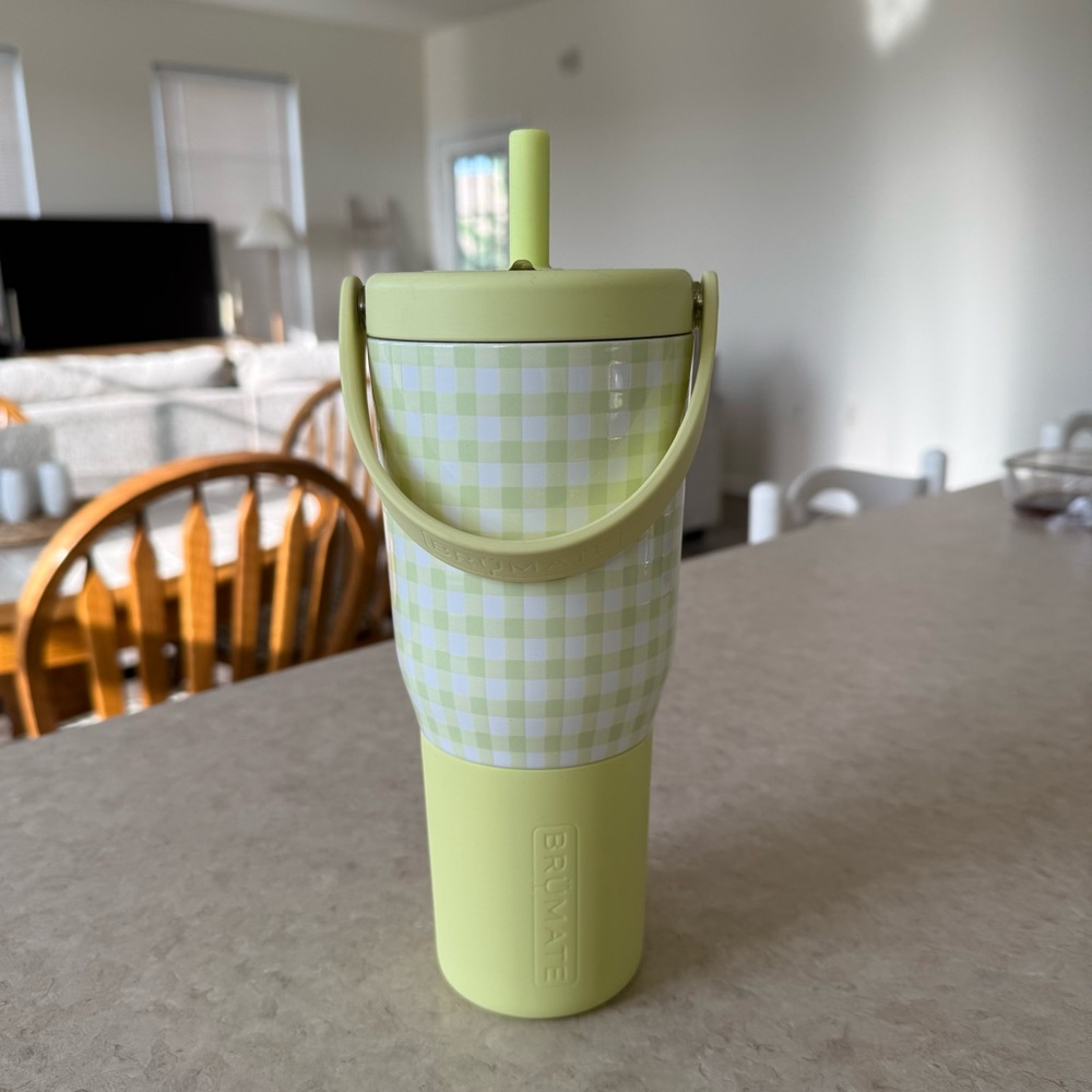 BRUMATE Citrus Gingham 35oz Resa Tumbler with Handle
